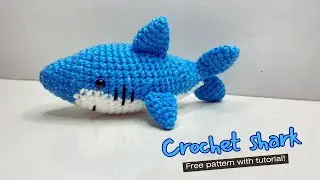 Part 01 - How to Crochet Shark 🐳 - Step by Step Tutorial