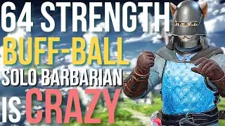 64 STRENGTH SOULSCRAPPER BUFF BALL BARBARIAN BUILD | Dark and Darker