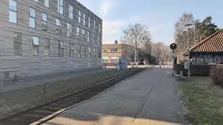 D&oslash;d vogn trukket p&aring; N&aelig;rum banen marts 2025.