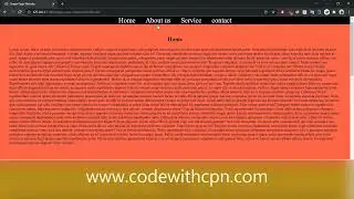 Scrool behavior tag | Smooth scrolling Single page website