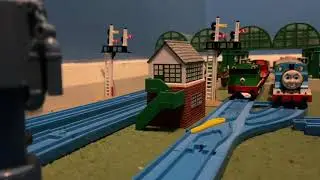 Thomas pulling the Circus Train