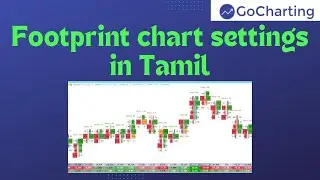 Go Charting platform - footprint ( cluster ) chart settings in Tamil | profit planter