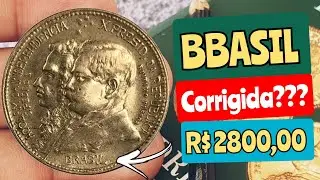 MOEDA 1000 R&Eacute;IS 1922 BBASIL CORRIGIDA T&Aacute; MUITO VALIOSA NA NUMISM&Aacute;TICA.