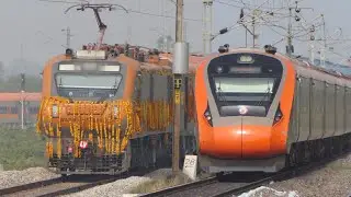 Inaugural Run of Charlapalli AMRIT BHARAT Express | Train Videos | Indian Railways