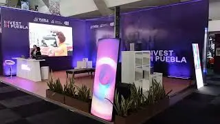Stands con leds y medios muy innovadores para eventos