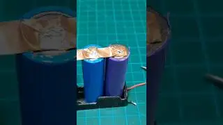 How to solder lithium batteries#shorts