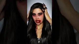 Glam VS Gore Vampire makeup 🩸 #makeup #sfxmakeup #vampire #twilight #halloween