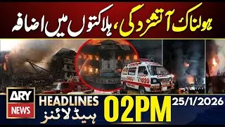 Gul Plaza | Karachi Rescue Update | 24 Identified Victims | ARY News 2 PM Headlines | 25th Jan 2026