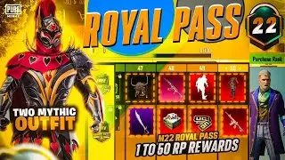 M22 Royal Pass | 1 To 50 Rp Rewards | Kill Message Grenade | PUBGM