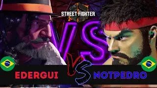 SF6 👊 EDERGUI (JP) vs NOTPEDRO (Ryu) 👊 Replay Match - Street Fighter 6
