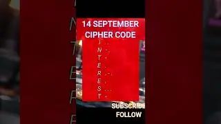14 September Hamster Kombat Daily Cipher Code #shorts #youtubeshorts