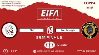 CRC - REAL BASEGGIO 3-2 | HIGHLIGHTS SEMIFINALE COPPA MIV 2025