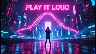 Play It Loud 🔊 Official Lyric Video | High-Energy Electro-Pop 2025