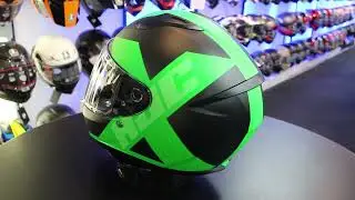 HJC C10 Tez Motorcycle Helmet (Green)