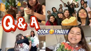 Q& A | 200k celebration | Abroad study?