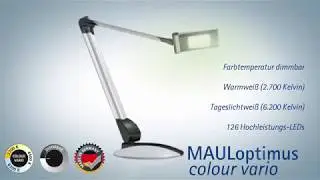 LED-Tischleuchte MAULoptimus colour vario