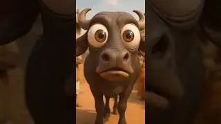 Pani Lao Re🐃#funny#cow #youtubeshorts #t..@Pyari_Stories