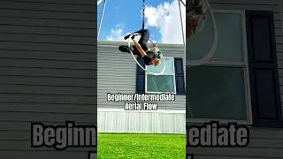 Beginner/Intermediate Aerial Flow #aerialflow #aerialfitness