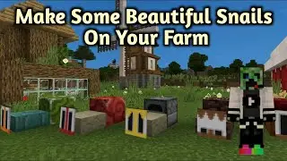 How To Make Beautiful Snails In Minecraft PE?