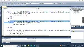 VB Dot net code for Calculator
