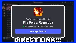 How to Join the Official Fire Force Reignition Discord Server | FFO Roblox Guide 2025 DIRECT LINK🖇️