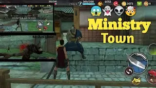 Ryuko gameplay/ministry town/find taguchi sensai in ministry town /hunt hunter all gameplay