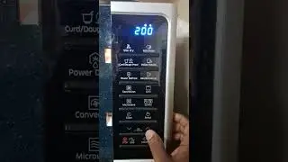 Microwave demo in samsung how to use defrost button #samsung
