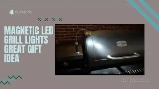 LED magnetic grill lights