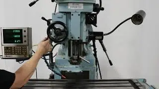 Amada AM-103 Heavy Duty Vertical Milling Machine w/ 3-Axis DRO