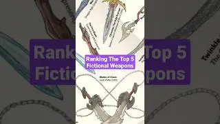 Ranking The Top 5 Fictional Weapons #shorts