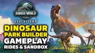Jurassic World Evolution 3 &mdash; НОВЫЙ симулятор строительства парка динозавров с аттракционами и пес...