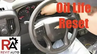 Как сбросить срок службы масла на Chevrolet Silverado 2019 года