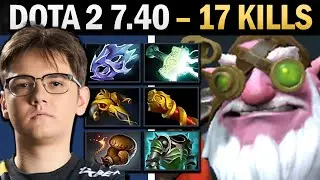 Профессиональный снайпер-керри с 17 убийствами и кирасой — геймплей Dota.