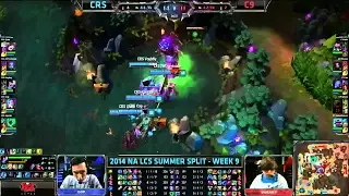 CRS vs C9 Highlights - 2014 NA LCS W9D2
