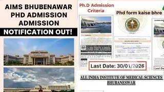 Central University PhD admission update 2026, PHD seats, pat exam pattern #aiims #phd #admission 