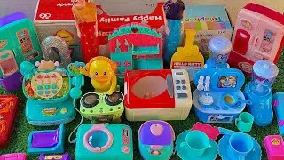 7:00_minutes satisfying with unboxing hello kitty sanrio kitchen set miniature house