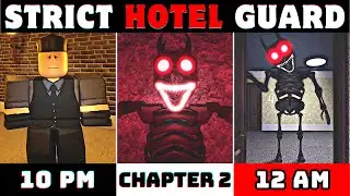 Weird Strict Hotel Guard : Chapter 2 (Night 1 to 5) - Full Walkthrough | Roblox