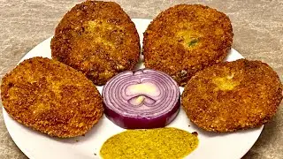 Crispy Egg Cutlets Recipe || Egg Cutlets Snacks Recipe || Street Food Style Crispy Egg Cutlets