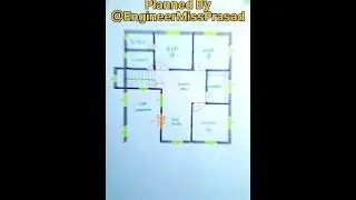 36X36 house plan with car parking#shorts#3bhk#1300sqft#indianstyle