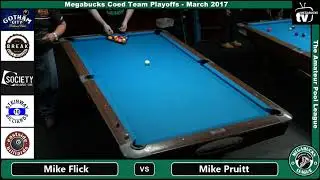 Mike Flick vs. Mike Pruitt, March 2017 Megabucks Amateur Pool League