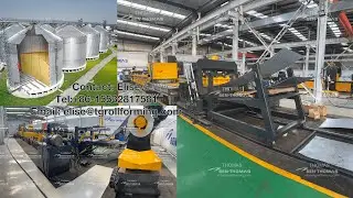 Galvanized silo corrugated board machine | Galvanized grain bin silo corrugated plate equipment