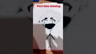 FIRST TIME DRAWING| #SHORTS. #mrmonkey. SUBSCRIBE