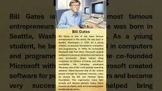 bill gates biography #englishlistening #history #food #gradedreader #education #beginnerenglish