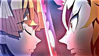 zenitsu vs rengoku - blackswan ↱Edit/AMV↲ | one year with alight motion
