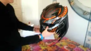 The arrival in France of my Predator's Helmet from NLO-Moto
