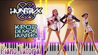 HUNTR/X - Golden (Kpop Demon Hunters Theme Piano And Melody Version) Easy Piano Tutorial