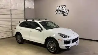 2011-2018 Porsche Cayenne with Thule EVO Clamp WingBar EVO Roof Rack