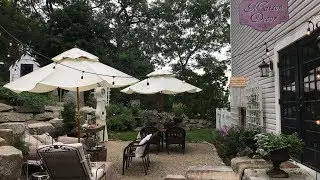A DIY French Country Courtyard