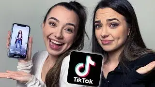 Making Veronica's First Tik Tok - Merrell Twins Live