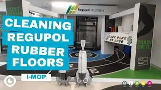 Cleaning Regupol rubber floors with the i-mop